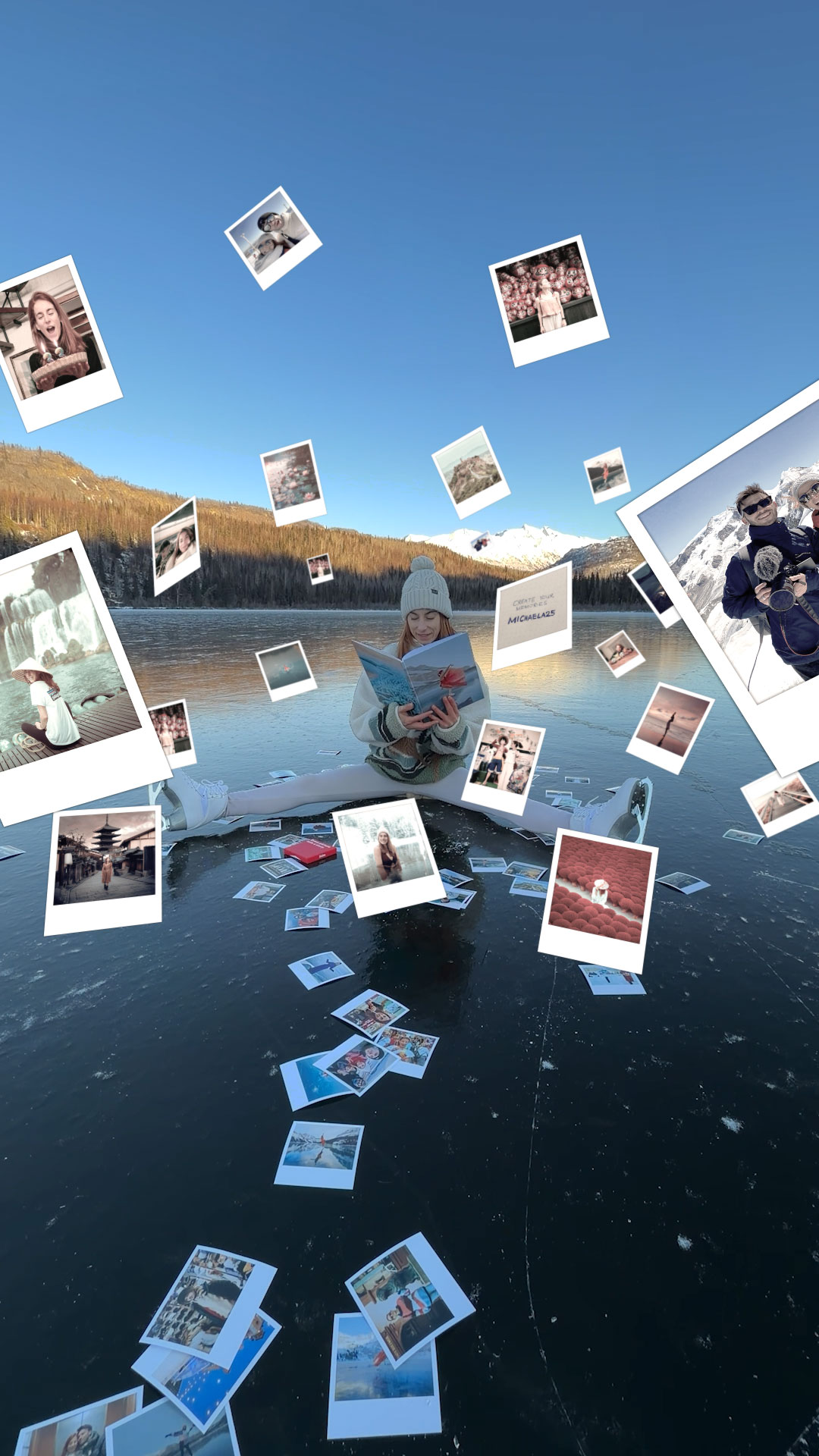 Floating Polaroid